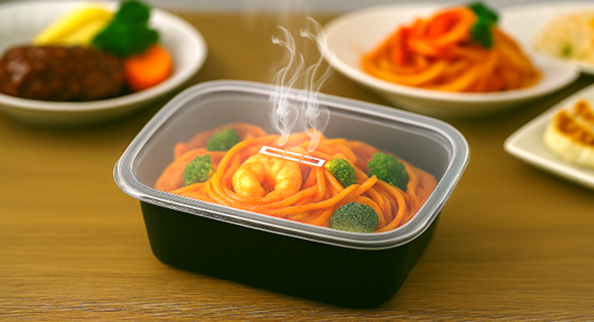スマレンジ（電子レンジ対応の食品包材）
